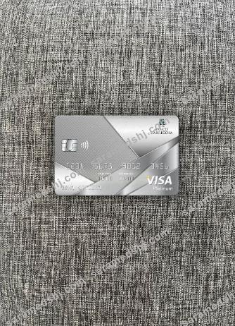 Portugal Banco Carregosa bank visa platinum card photolook front